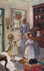 Illustration for Cranford by Mrs Gaskell